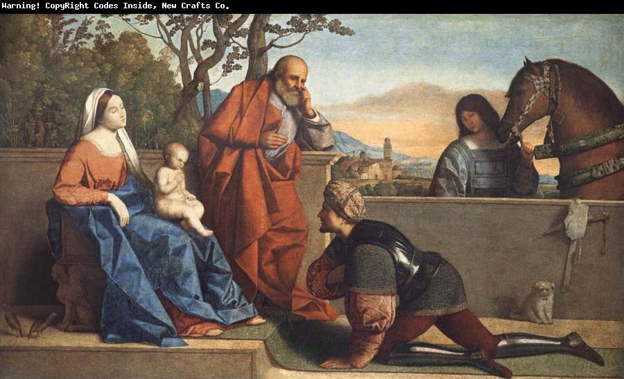 Vincenzo Catena A Muslim Warrior Adoring the Infant Christ and the Virgin